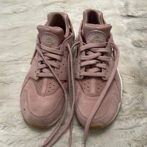 Pink Nike sneakers